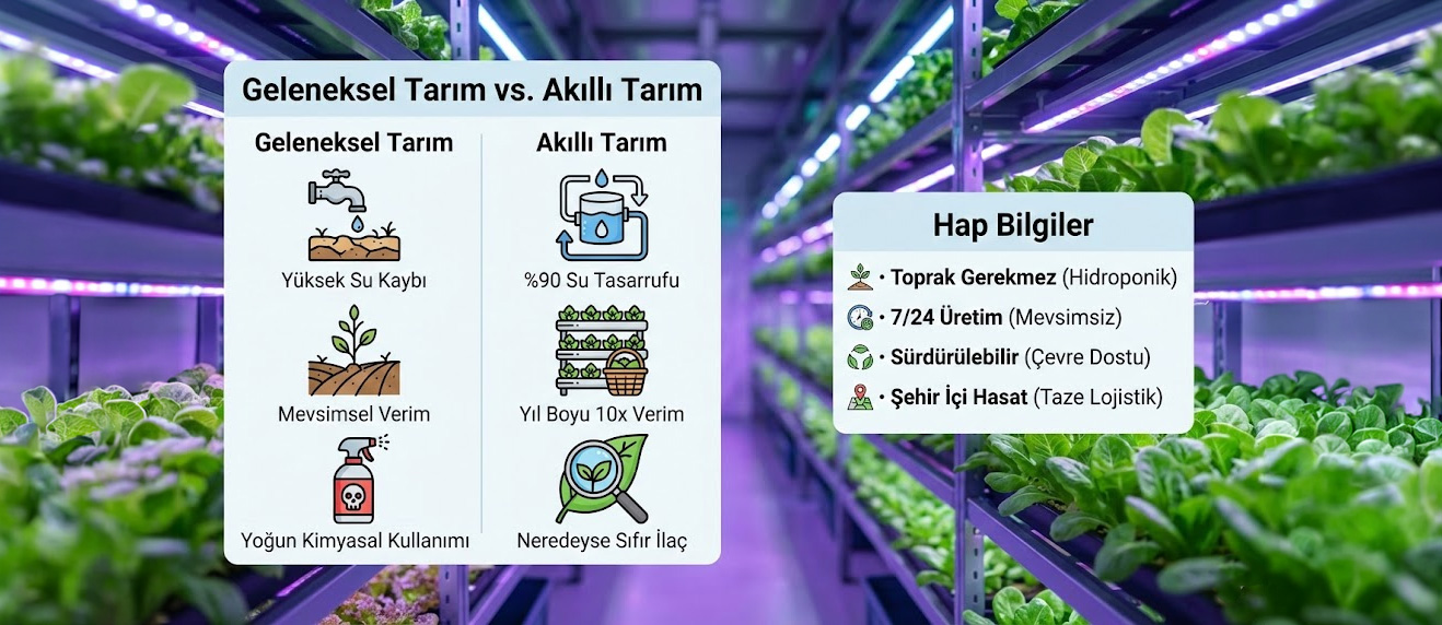Geleneksel Tarım vs Akıllı Tarım